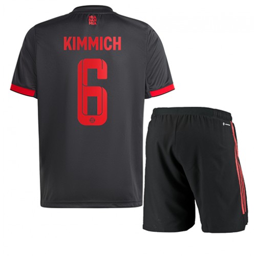 Dres Bayern Munich Joshua Kimmich #6 Rezervni za djecu 2022-23 Kratak Rukav (+ kratke hlače)